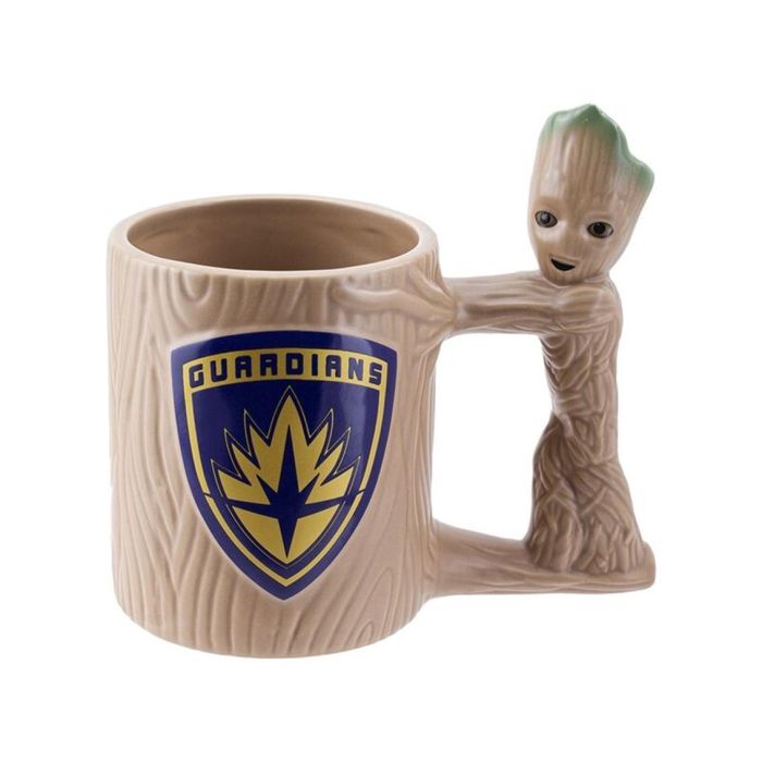 PALADONE Taza 3D Groot Guardianes de la Galaxia Marvel de Cerámica 300ml, Apta para Microondas 0 PALADONE Taza 3D Groot Guardianes de la Galaxia Marvel de Cerámica 300ml, Apta para Microondas 0