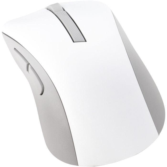 ASUS MD102 Ratón Inalámbrico Óptico, RF Wireless + Bluetooth, 1600 DPI, Silencioso, Derecho, Blanco 3