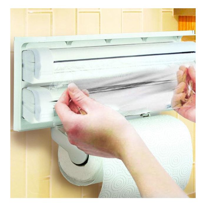 Dispensador de Aluminio, Film y Papel ABS Confortime (6 Unidades) 2 Dispensador de Aluminio, Film y Papel ABS Confortime (6 Unidades) 2