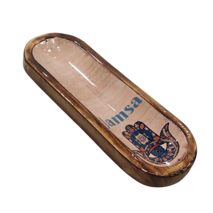 Bandeja Vaciabolsillos Arabe DKD Home Decor 10 x 3 x 28 cm (6 Unidades) 1