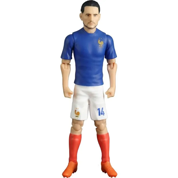 Megableu Figura Articulada de Fútbol Selección de Francia - Jugador Rabiot Número 14 - 20 cm - Idioma Francés - MEG3760046781789