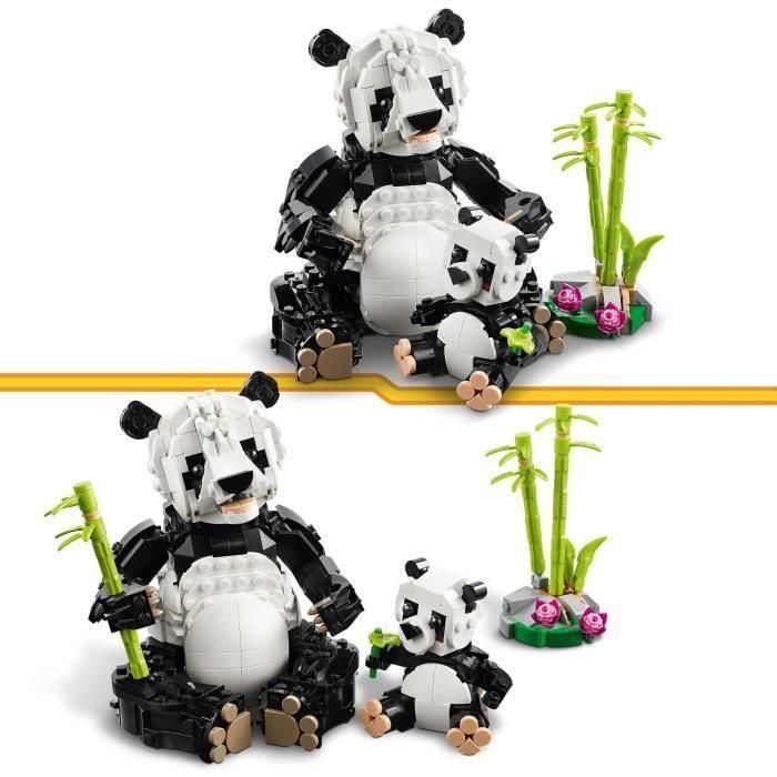 LEGO 31165 Creator Fauna Salvaje: Familia de Pandas - Juguete 3 en 1, Animales Articulados para Construir y Exponer 2 LEGO 31165 Creator Fauna Salvaje: Familia de Pandas - Juguete 3 en 1, Animales Articulados para Construir y Exponer 2