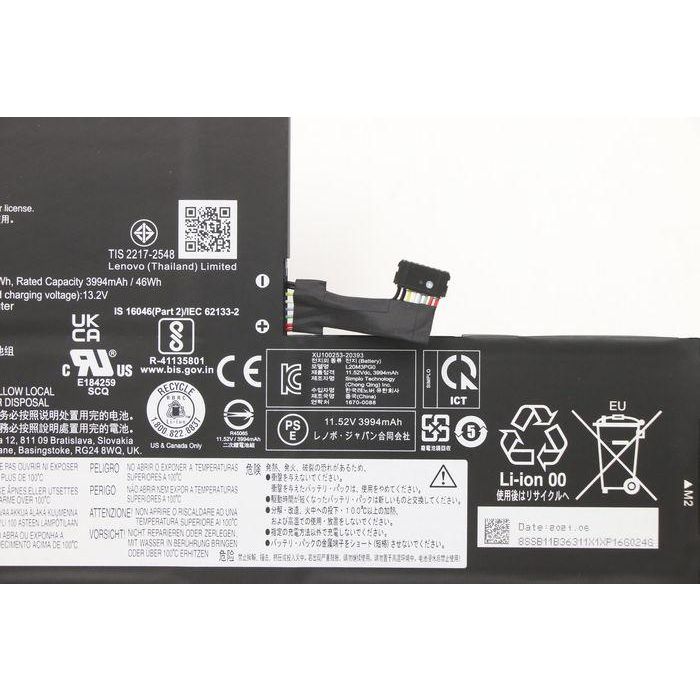 Lenovo 3-cell battery, 47Wh capacity, 11.52V voltage, designed for Lenovo 300e Chromebook 3rd Gen and IdeaPad Flex 3. 2 Lenovo 3-cell battery, 47Wh capacity, 11.52V voltage, designed for Lenovo 300e Chromebook 3rd Gen and IdeaPad Flex 3. 2