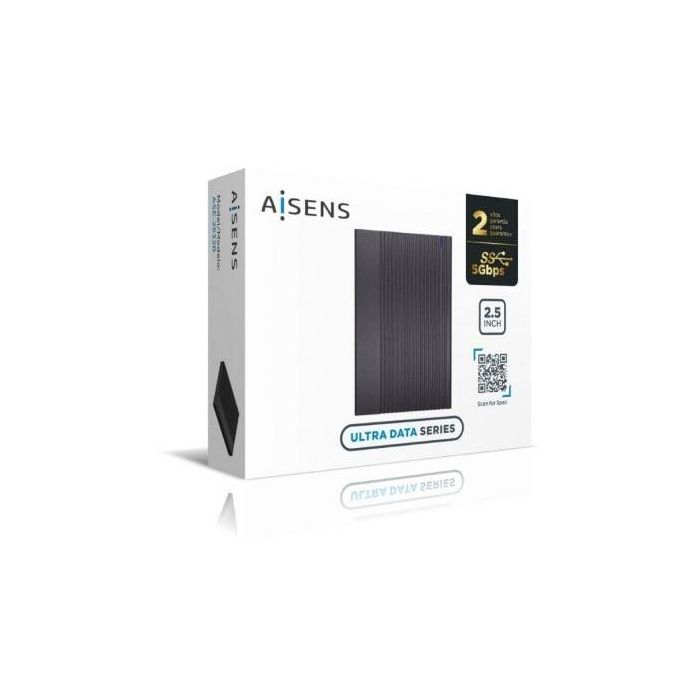 AISENS - CAJA EXTERNA ASE-2532B HDD 2,5"" SATA A USB 2.0/USB 3.0/USB3.1 GEN1, NEGRA 3