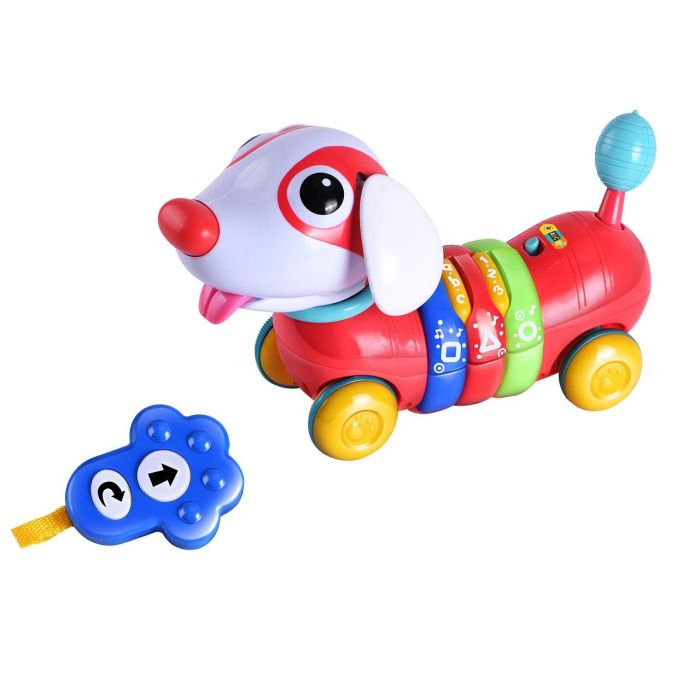 Tachan Perrito Arcoiris Interactivo con Mando a Distancia, Actividades Educativas Multilingües y Música para +18 meses 1