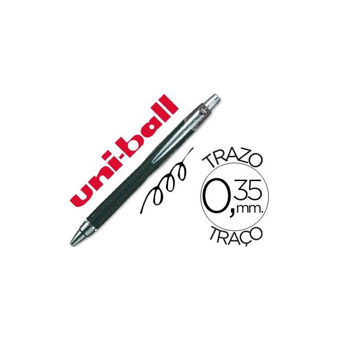 Uniball Rollerball Jetstream Sxn-210 Retráctil 1.0 mm Negro Caja 12 Ud