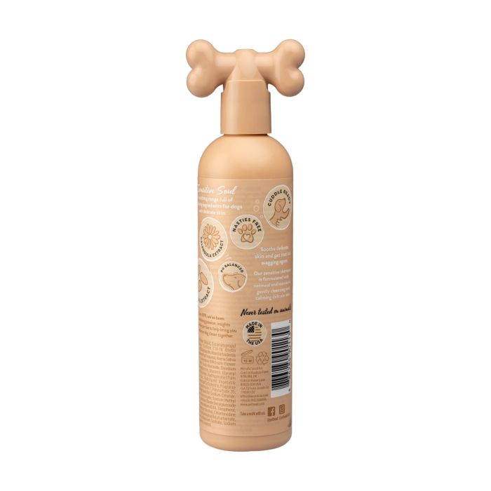 Pet Head Champú Sensitive Soul Calmante para Perros con Piel Delicada y Sensible, Avena, Aceite de Marula y Coco, 300 ml 1
