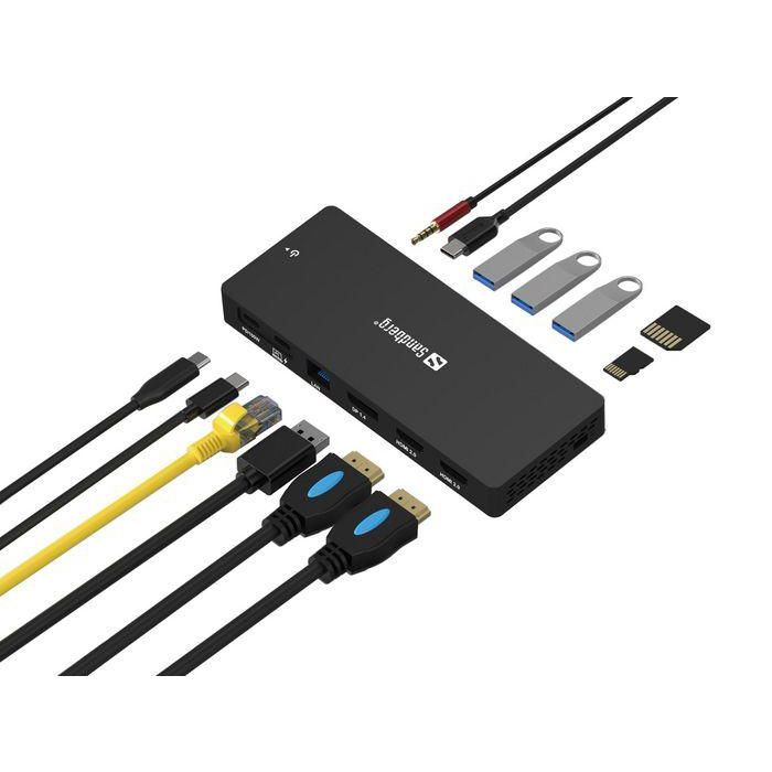 Sandberg USB-C 13in1 DockingStation Pro 2 Sandberg USB-C 13in1 DockingStation Pro 2