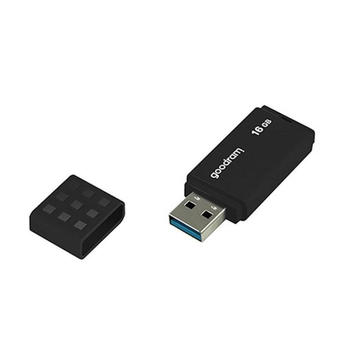 Goodram UME3-0160K0R11 Lápiz USB 16GB USB 3.0 Negro, hasta 60MB/s lectura, compatible con Windows, MacOS y Linux 1 Goodram UME3-0160K0R11 Lápiz USB 16GB USB 3.0 Negro, hasta 60MB/s lectura, compatible con Windows, MacOS y Linux 1