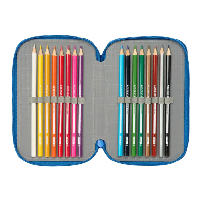 Portatodo Superman Azul 12,5 x 19,5 x 5,5 cm 37 Piezas 4