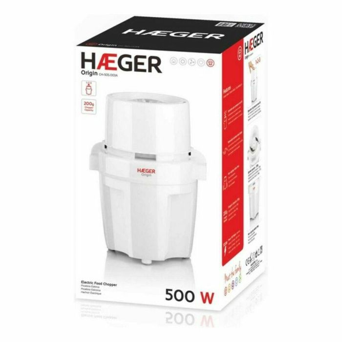Picadora de Carne Haeger CH-50S.003A 500 W 3 Picadora de Carne Haeger CH-50S.003A 500 W 3