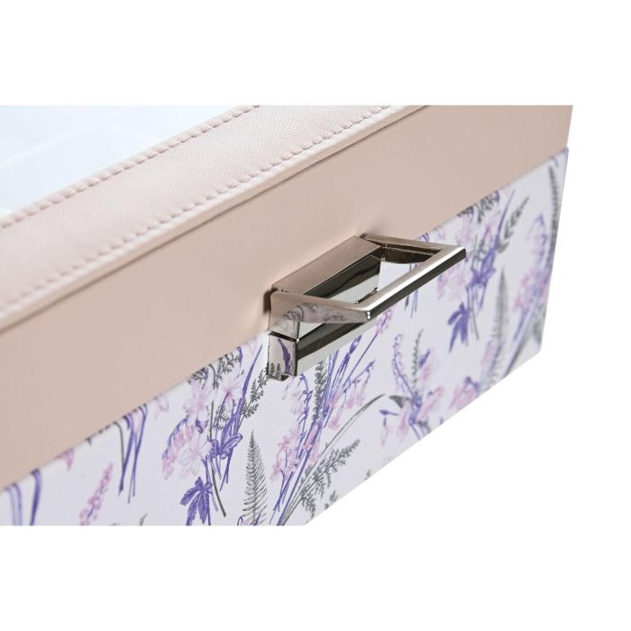 Relojero Tradicional DKD Home Decor Lila Rosa Palo 19.5 x 9.5 x 22.5 cm (2 Unidades) 2 Relojero Tradicional DKD Home Decor Lila Rosa Palo 19.5 x 9.5 x 22.5 cm (2 Unidades) 2