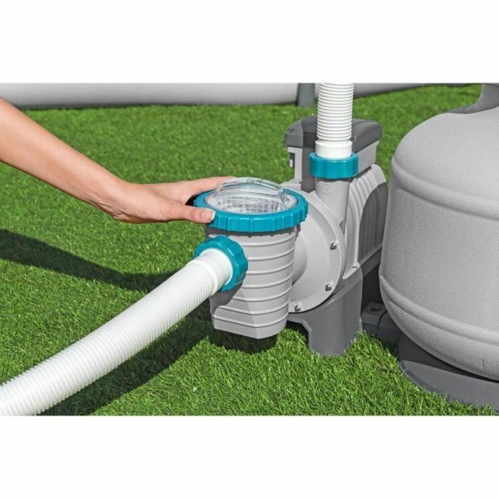 Bestway BES6941607361429 Bomba de Filtración de Arena para Piscinas de hasta 66 m³ 11.355 L/h con Prefiltro 1 Bestway BES6941607361429 Bomba de Filtración de Arena para Piscinas de hasta 66 m³ 11.355 L/h con Prefiltro 1