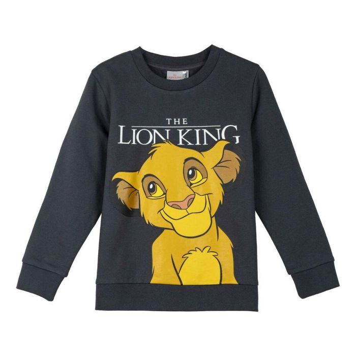 Sudadera sin Capucha Niño The Lion King Gris oscuro 0 Sudadera sin Capucha Niño The Lion King Gris oscuro 0