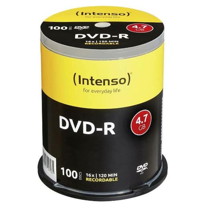 DVD-R INTENSO 4101156 (100 Unidades) DVD-R INTENSO 4101156 (100 Unidades)
