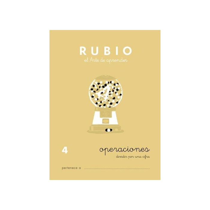 Cuaderno Rubio A5 Operaciones Y Problemas Nº 4 10 unidades