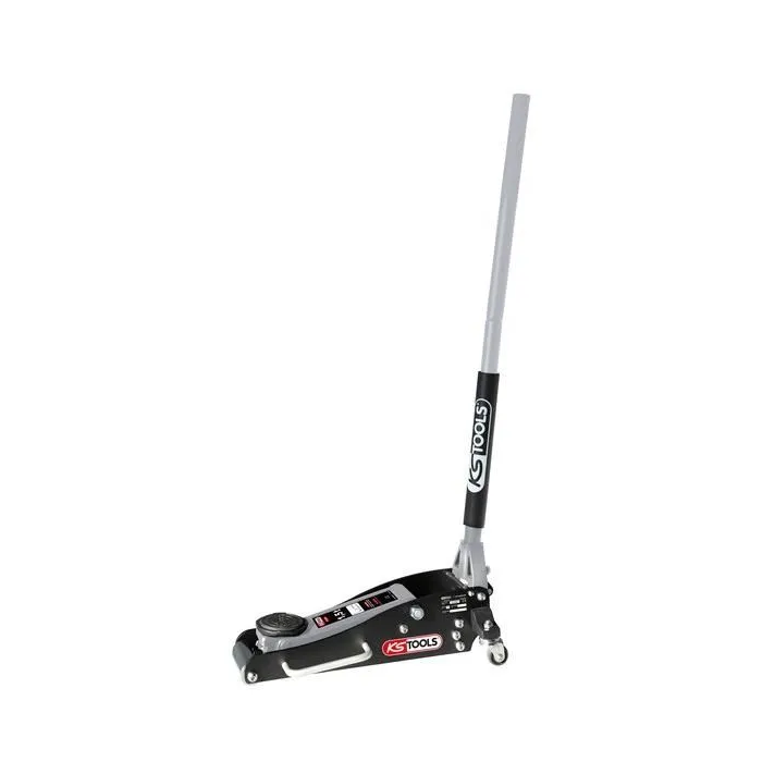 Ks Tools Gato Hidráulico Compacto 161.0364F de Aluminio/Acero para Coche - Elevador 1,5 Toneladas