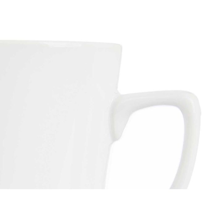 Taza de desayuno Vessia porcelana blanca 350 ml, 11.5x10.5x8.5 cm, apta lavavajillas y microondas (24 Unidades) 3 Taza de desayuno Vessia porcelana blanca 350 ml, 11.5x10.5x8.5 cm, apta lavavajillas y microondas (24 Unidades) 3