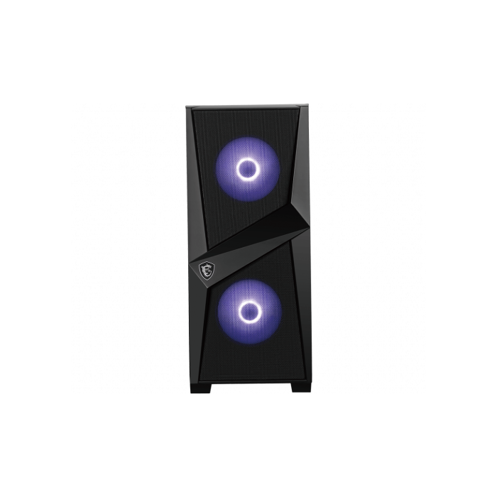 MSI MAG Forge 100M Caja ATX Mid-Tower Negra con Ventiladores RGB, 3x2.5"+2x3.5", 3x120mm +1x120mm, 2xUSB3.2, Ref: 306-7G03M29-809 3 MSI MAG Forge 100M Caja ATX Mid-Tower Negra con Ventiladores RGB, 3x2.5"+2x3.5", 3x120mm +1x120mm, 2xUSB3.2, Ref: 306-7G03M29-809 3