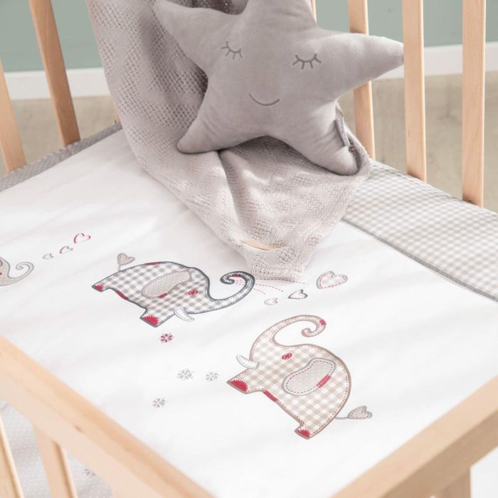 Roba Jumbotwins Parque para bebés de madera maciza natural, altura ajustable 3 niveles, con ruedas con freno, tapete patrón elefante incluido 12 Roba Jumbotwins Parque para bebés de madera maciza natural, altura ajustable 3 niveles, con ruedas con freno, tapete patrón elefante incluido 12