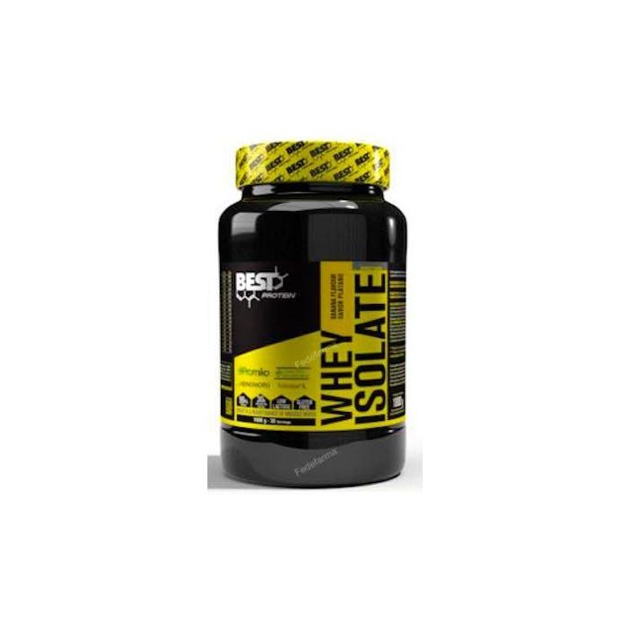 BEST PROTEIN Whey Isolate Platano Proteina 90% 1000 Gr