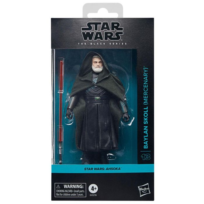 HASBRO Figura Baylan Skoll Mercenary Star Wars The Black Series 15cm Articulada con Accesorios