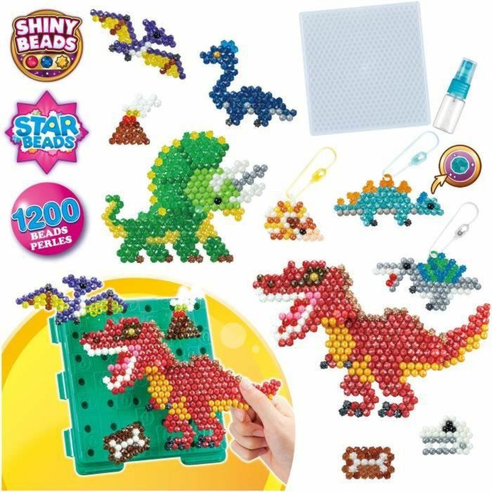 Aquabeads AQU5054131319949 La tierra de los dinosaurios - Perlas que se adhieren con agua
