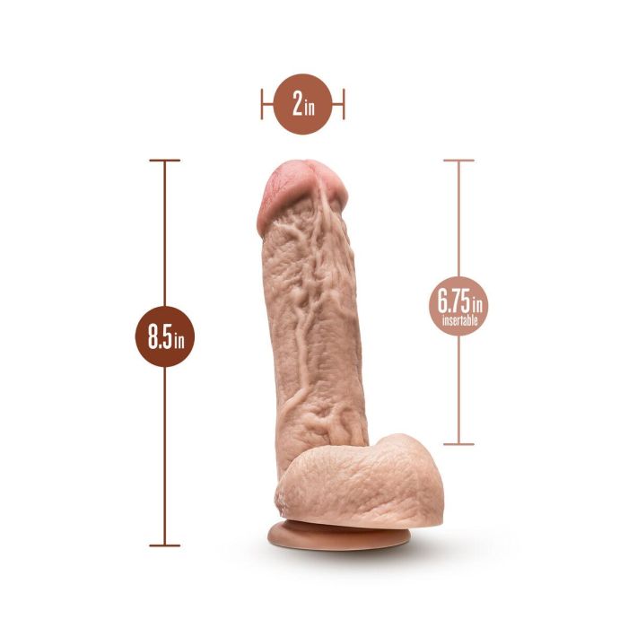 Consolador Realista Blush Dr Skin PVC Ø 4,9 cm (17,1 cm) 6