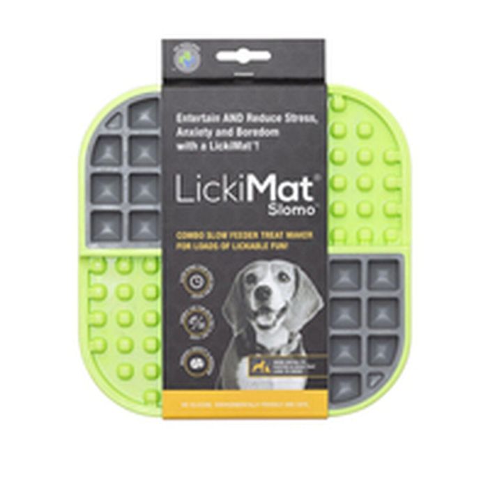 Comedero para Perro Lickimat Slomo Verde Polipropileno TPR 3