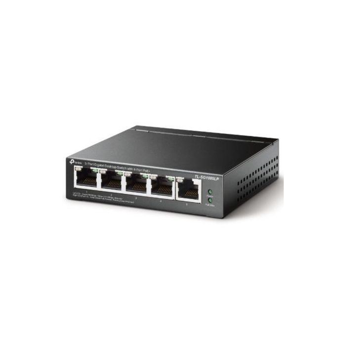 TP-LINK Switch Sobremesa de 5 puertos Gigabit con 4 puertos PoE+ 1