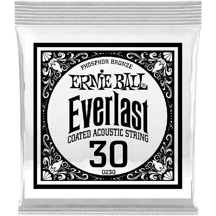 Ernie Ball Cuerda de Guitarra Acústica Everlast Coated Phosphor Bronze Calibre 030