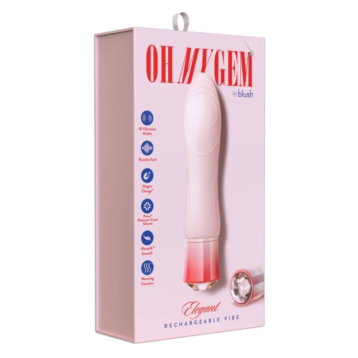 Mini Vibrador Blush Gem Elegant Rosa 1 Mini Vibrador Blush Gem Elegant Rosa 1