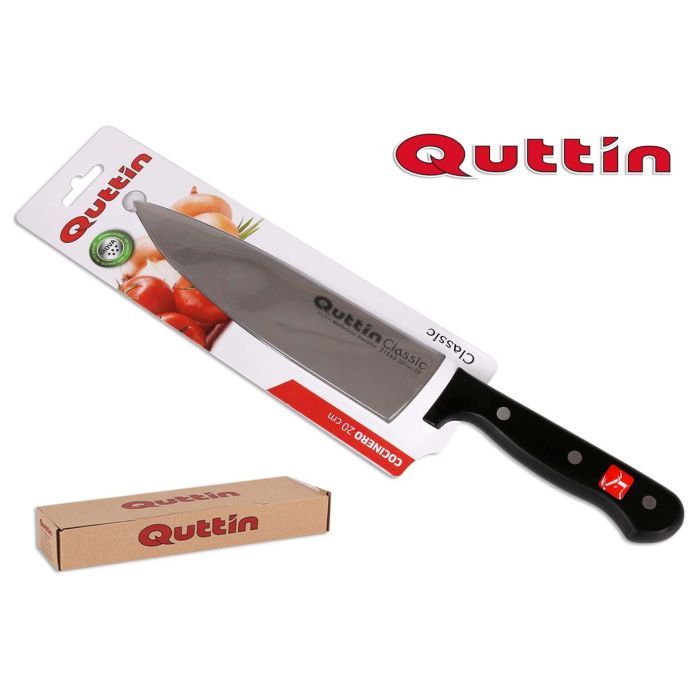 Quttin Cuchillo Cocinero 20 cm Sybarite (8 Unidades) 0 Quttin Cuchillo Cocinero 20 cm Sybarite (8 Unidades) 0