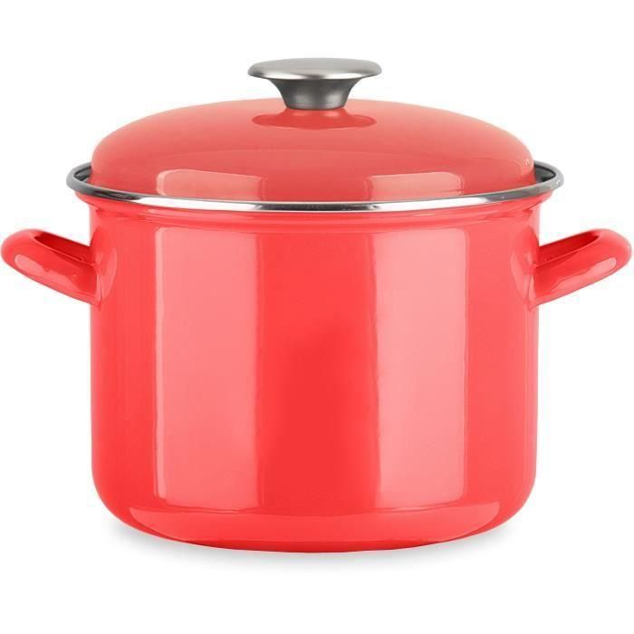 Baumalu BAU3216383109316 Cazuela Esmaltada Roja 22 x 16 cm, Línea Catering, Compatible con Inducción y Todo Tipo de Fuegos Baumalu BAU3216383109316 Cazuela Esmaltada Roja 22 x 16 cm, Línea Catering, Compatible con Inducción y Todo Tipo de Fuegos