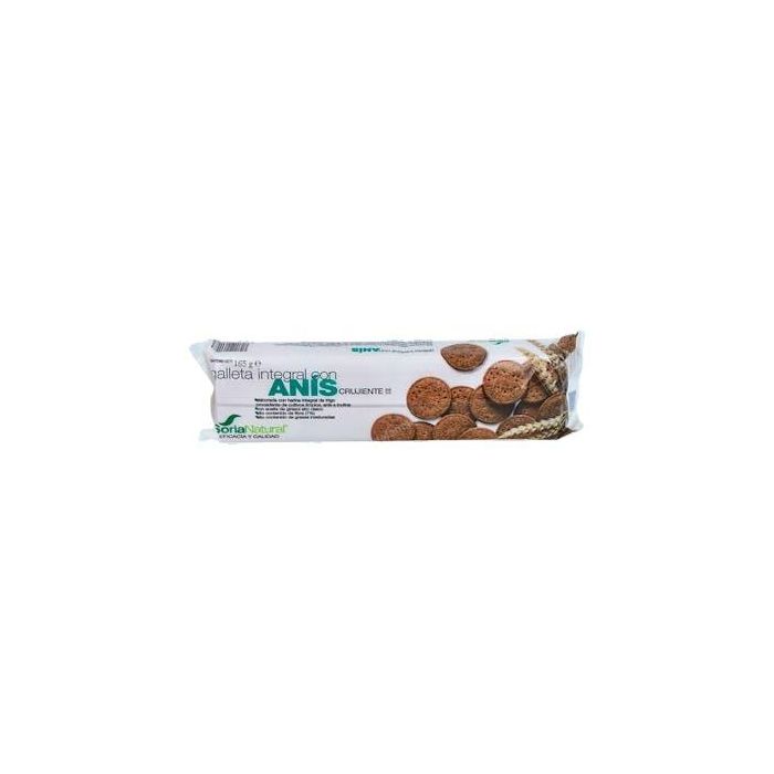 Soria Natural Galletas Anís Integrales con Inulina y Harina de Trigo, 165g
