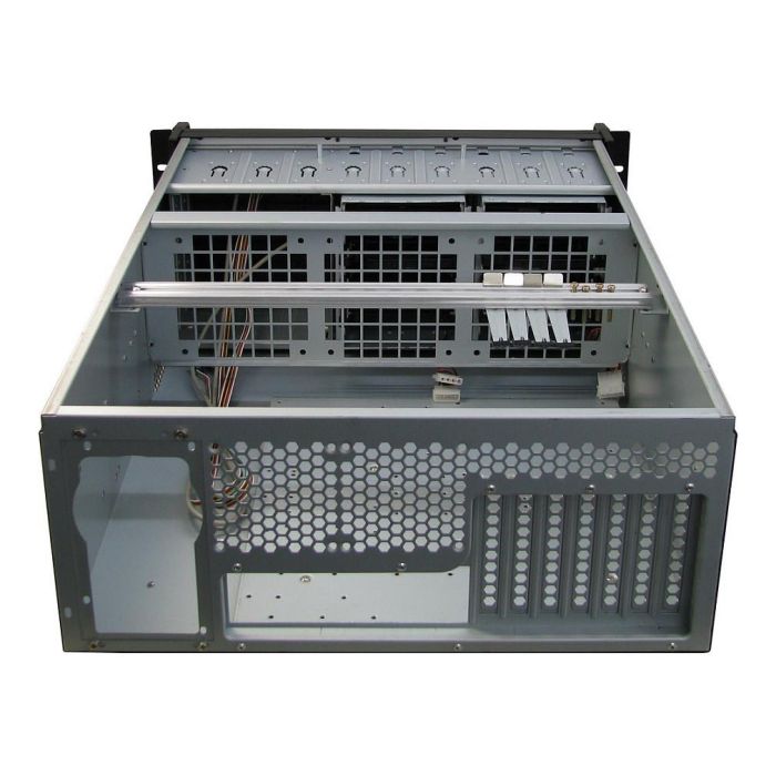 Inter-Tech 4U-4129L Chasis Servidor Rackmount 19" 4U Metálico Plata ATX EATX Micro ATX Acero 4