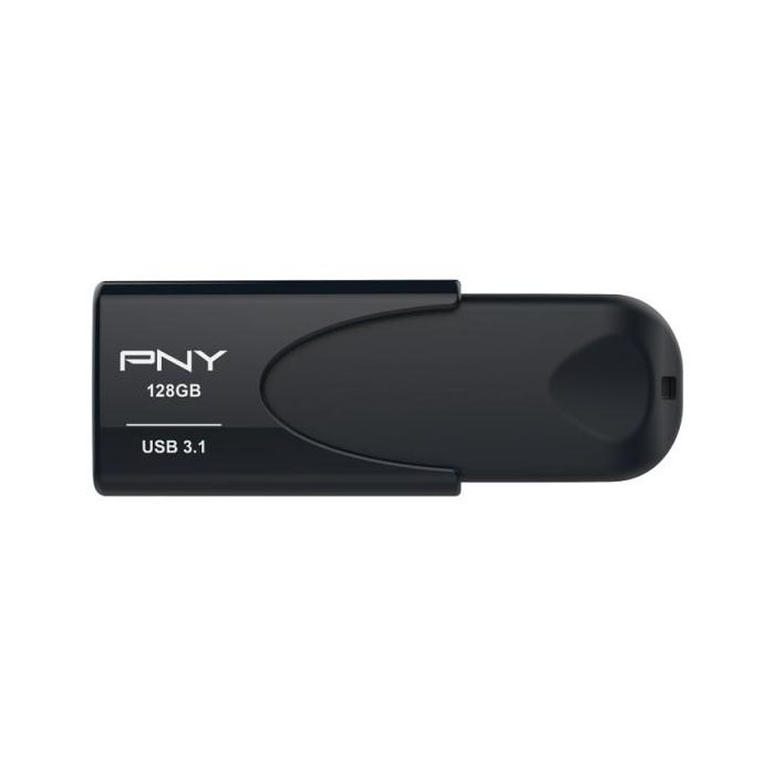PNY Attaché 4 USB 3.1 de 128GB - Negro 1 PNY Attaché 4 USB 3.1 de 128GB - Negro 1