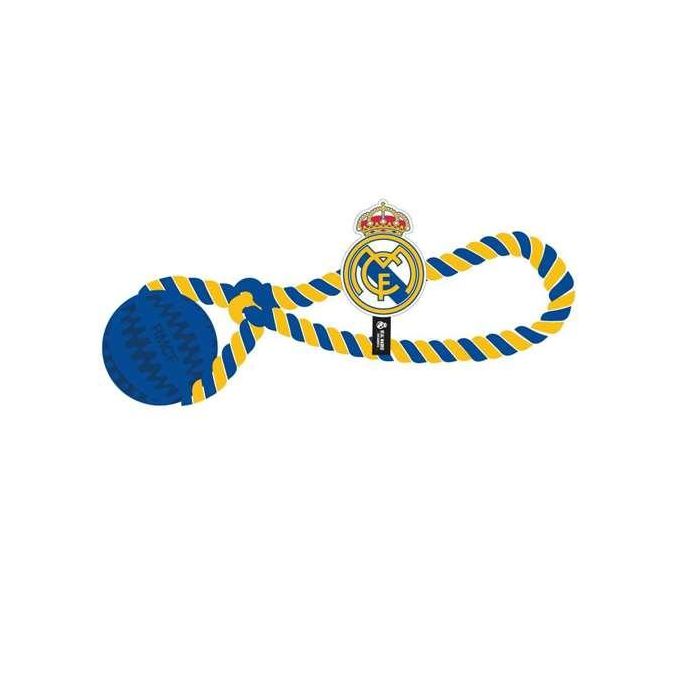 Juguete para perro cuerda real madrid 10.0 x 30.0 x 7.0 cm Juguete para perro cuerda real madrid 10.0 x 30.0 x 7.0 cm