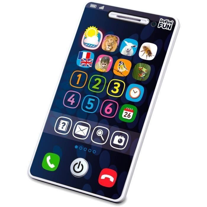 TALDEC Infini Fun Smartphone Educativo Bilingüe para Niños - Descubre Números, Colores, Animales y Sonidos - 4 Modos de Juego +12 Meses 5