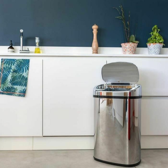 Kitchen Move Majestic Cubo de Basura Automático para Cocina 68L - Sensor Infrarrojos, Acero Inoxidable Negro 3 Kitchen Move Majestic Cubo de Basura Automático para Cocina 68L - Sensor Infrarrojos, Acero Inoxidable Negro 3