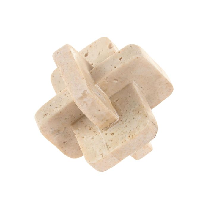 Decoracion Scandi DKD Home Decor Beige 12 x 12 x 12 cm (2 Unidades) 1 Decoracion Scandi DKD Home Decor Beige 12 x 12 x 12 cm (2 Unidades) 1