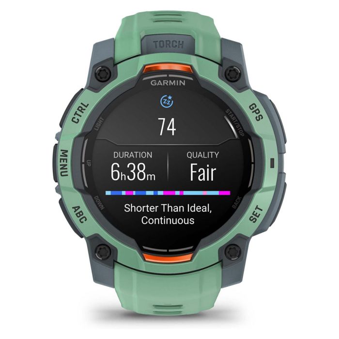 Garmin Instinct 3 AMOLED (45mm) twilight/neo tropic Reloj Inteligente GPS para Deporte con Pantalla AMOLED Táctil Unisex