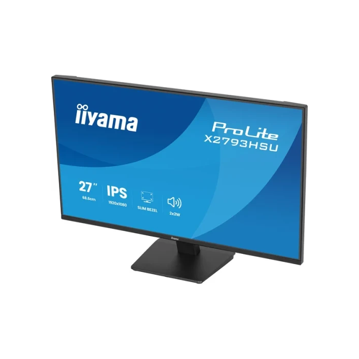 Iiyama X2793HSU-B1 Monitor 27" FHD 1920 x 1080 IPS LED HDMI DisplayPort USB Iiyama X2793HSU-B1 Monitor 27" FHD 1920 x 1080 IPS LED HDMI DisplayPort USB