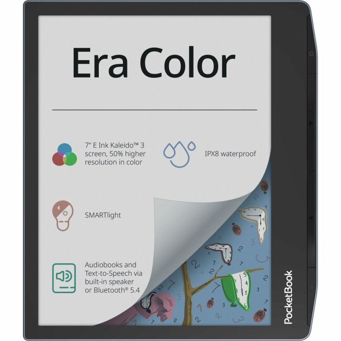 PocketBook Era Color - Lector electrónico 7'' con pantalla E Ink Kaleido 3, 32GB, IPX8 PocketBook Era Color - Lector electrónico 7'' con pantalla E Ink Kaleido 3, 32GB, IPX8