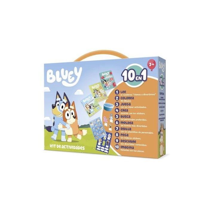Juego Imagiland Maletin 10 En 1 Bluey