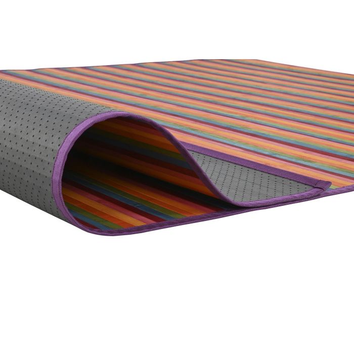 DKD Home Decor Alfombra Bambú Rayas Multicolor 230 x 160 cm (2 Unidades) Colección Bamboo carpets 25 Ambiente Urban 2 DKD Home Decor Alfombra Bambú Rayas Multicolor 230 x 160 cm (2 Unidades) Colección Bamboo carpets 25 Ambiente Urban 2