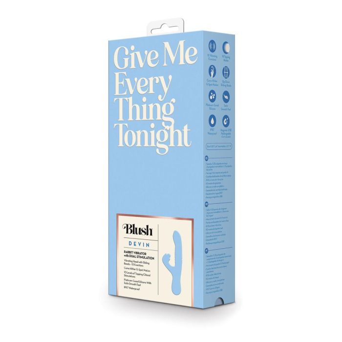 Vibrador Punto G Blush Azul 10