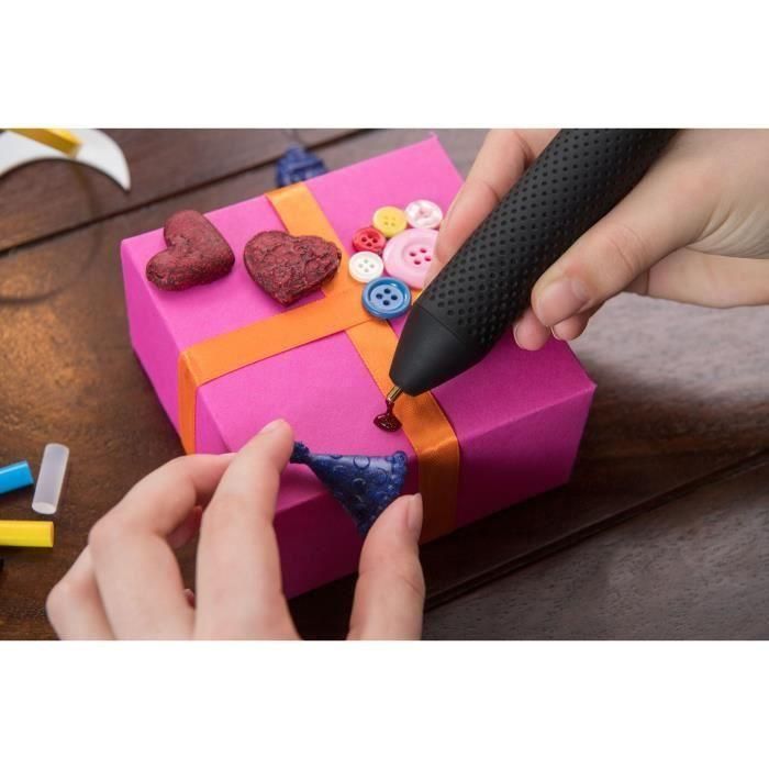 Bosch Pistola de pegamento Gluey Cupcake Pink compacta, versátil para bricolaje, reparaciones y creaciones en madera, cartón, vidrio. 2 Bosch Pistola de pegamento Gluey Cupcake Pink compacta, versátil para bricolaje, reparaciones y creaciones en madera, cartón, vidrio. 2