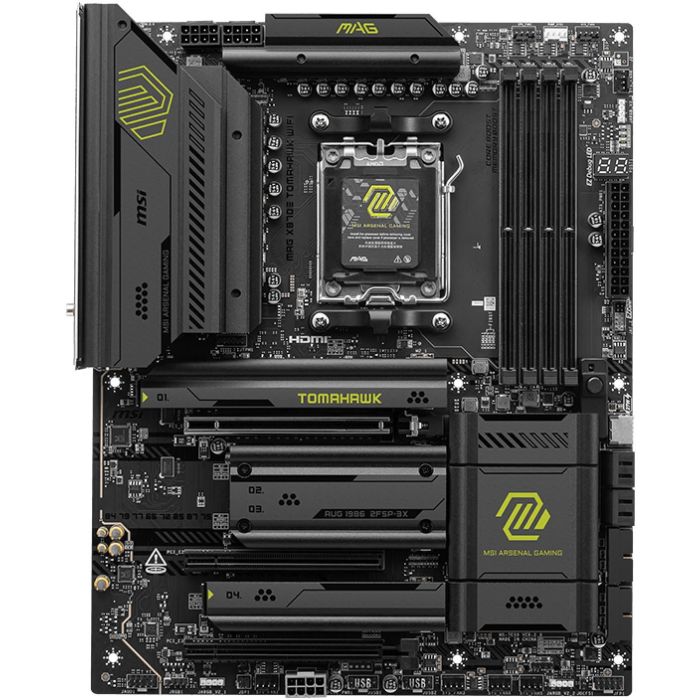 MSI 911-7E59-06S MAG X870E TOMAHAWK WiFi Placa Base AMD X870E Socket AM5 ATX DDR5 Wi-Fi 7 5 Gigabit Ethernet 1