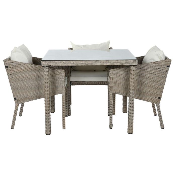 Mesa Terraza Y Jardin DKD Home Decor 90 x 72 x 90 cm Set de 5 8